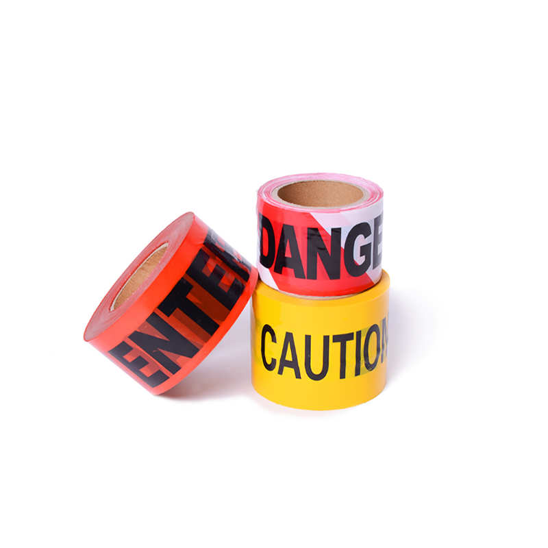 Aangepaste kleur pre cut waarschuwing op voorzichtig tape
