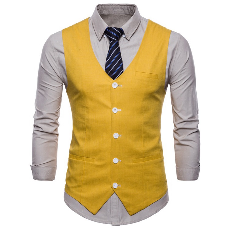 100% Polyester Woven Vest /Waistcoats