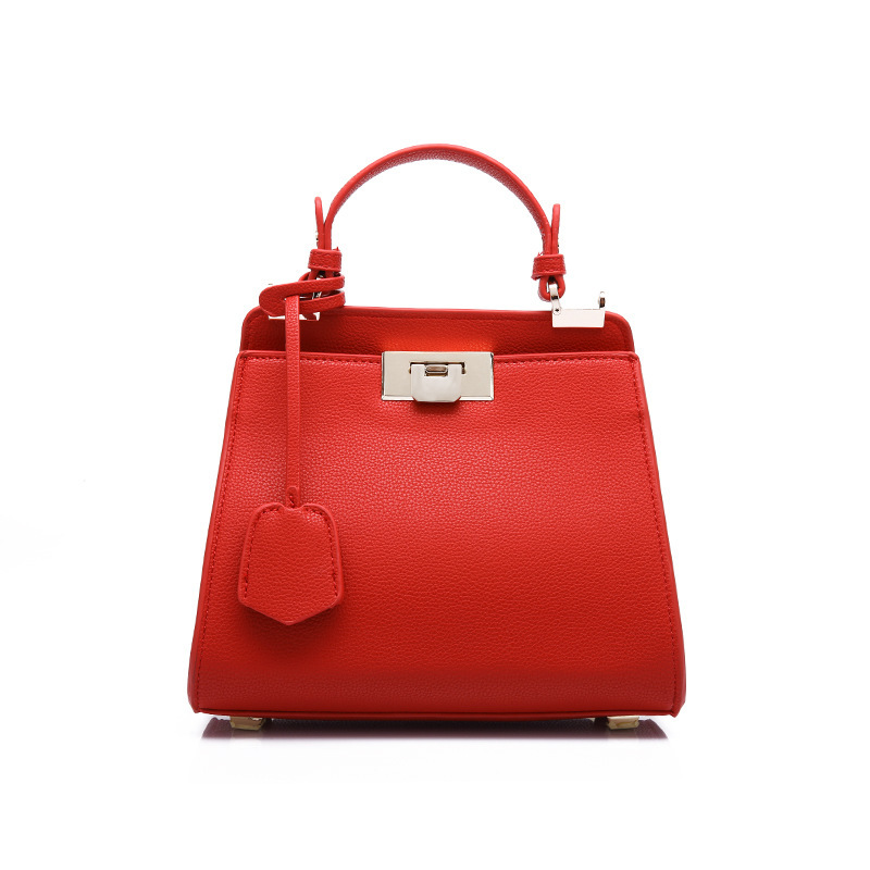 ["Groothandel Nieuwe Carrie Bag met Fashion Locks, Single Shoulder Bag, Slant Bag, Lady's Handbag"]
