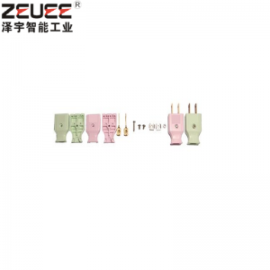 Twee pins elektrische stekker automatische assemblagelopende band