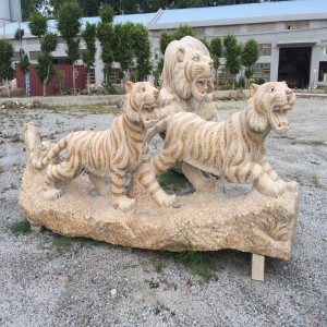 Grootschalige stenen tijger Stone Carvings and Sculptures Natural Pure handwork Artwork