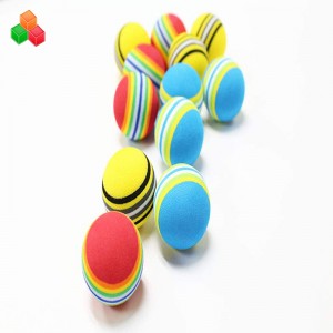 Nieuw product van hoge kwaliteit eva foam ball aangepaste grootte print zachte eva foam ballen voor golf \/ massage \/ kinderspeelplaats