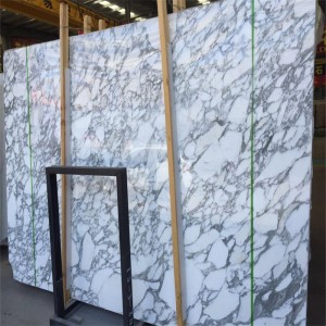 Bianco arabescato witte marmeren plaat