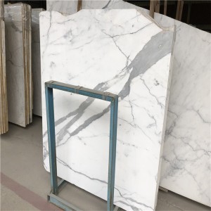 Bianco Statuario marmeren plaat