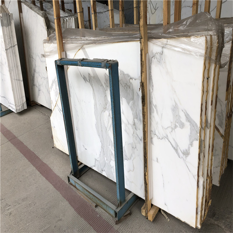 Bianco Statuario marmeren plaat