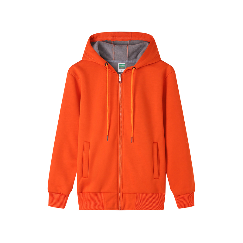 # 307-Berber fleece rits met capuchon