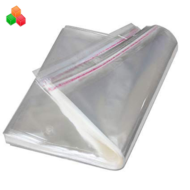 aangepaste sterke transparante zelfklevende afdichting plastic kleding verpakking zak opp plastic zakken voor kleding / t-shirt / snack