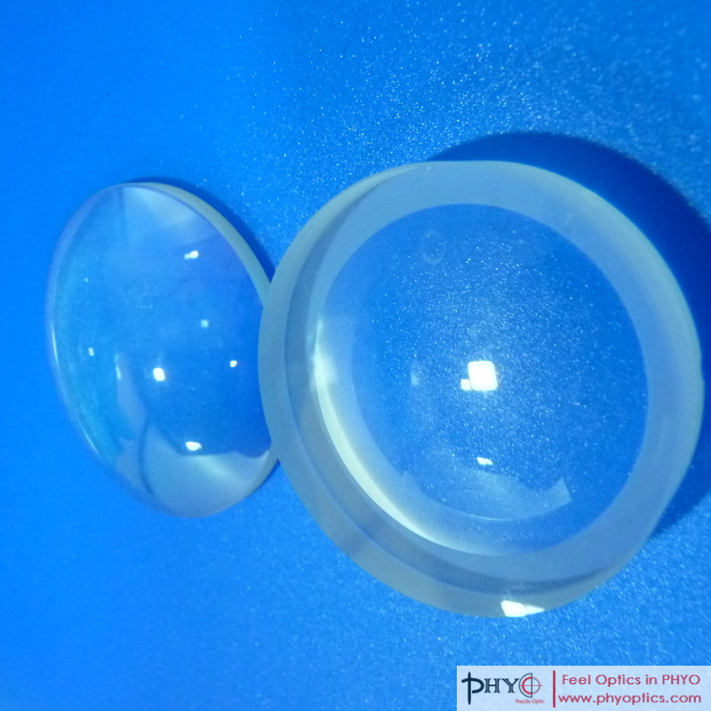 Plano-bolle lens