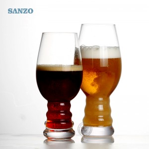 Sanzo Bar Creatief halvemaanvorm Sap Bier Tuimelaarglas Aangepaste grootte Drinken bierglas Gepersonaliseerde bierglazen