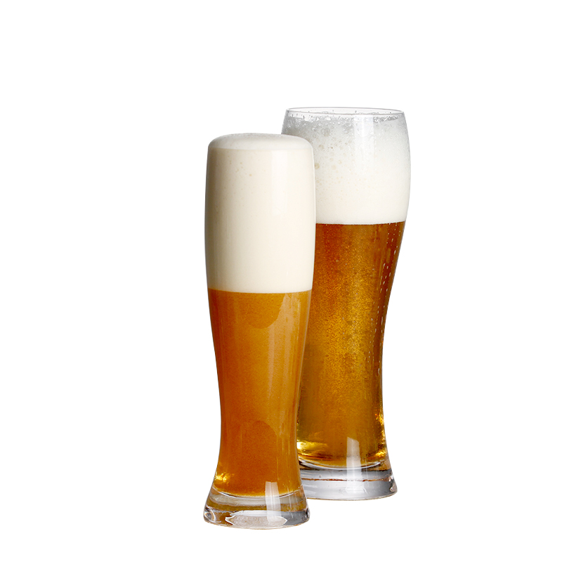 Sanzo 700 ml Bierglas Aangepaste 16 oz 2 Verschillende Design Bierglazen Panelen Bierpul