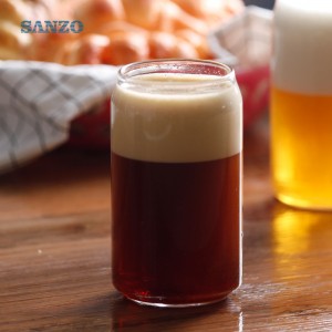 Sanzo 500ml Bierpul Glas Custom Bierpullen Goedkoop Nonic Bierglas