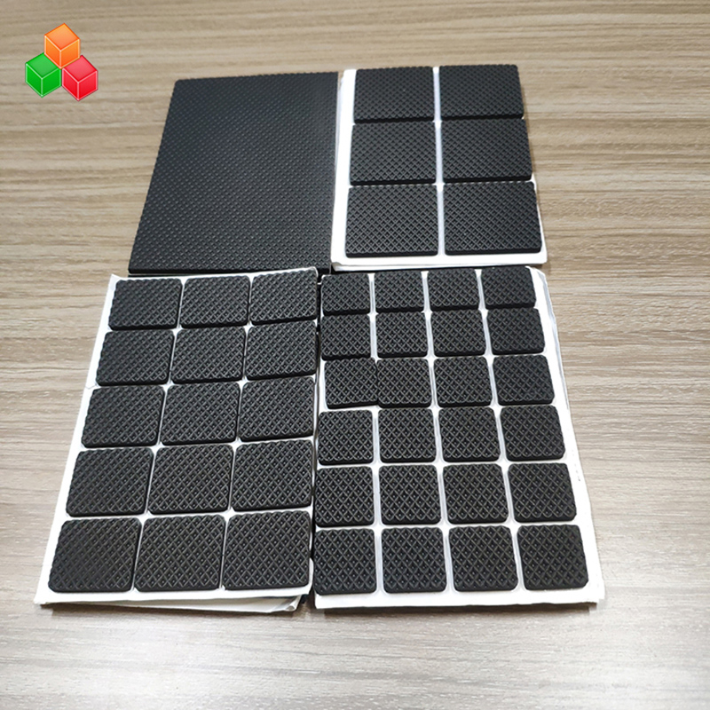 Dongguan ontworpen formaat zelfklevende rubber meubelen tafel beenvoetbeschermer dek eva schuim stoelpootjes glijbeschermer