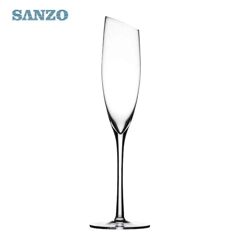 SANZO Boheems champagneglas Aangepast handgemaakt glas Champagnekop Promotioneel Heet verkopend gekleurd champagneglas