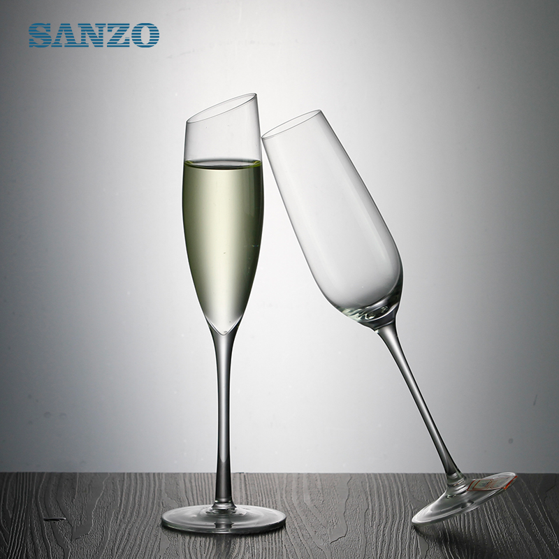 SANZO Boheems champagneglas Aangepast handgemaakt glas Champagnekop Promotioneel Heet verkopend gekleurd champagneglas