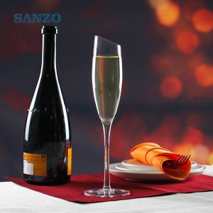 SANZO Boheems champagneglas Aangepast handgemaakt glas Champagnekop Promotioneel Heet verkopend gekleurd champagneglas
