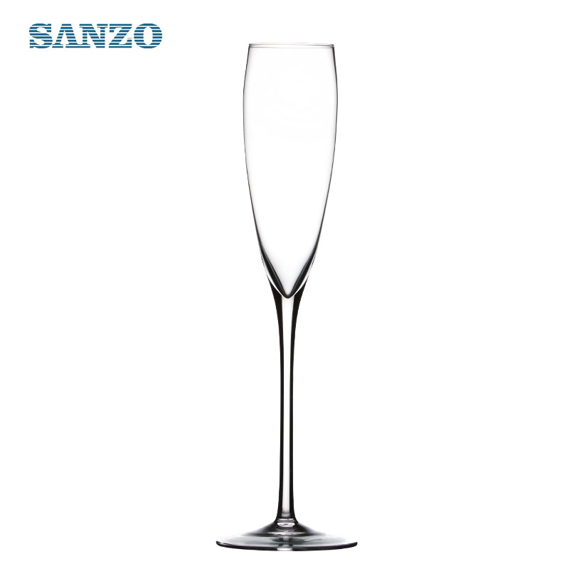 SANZO Geblazen glazen champagnefluit Op maat gemaakt Handgemaakt champagneglas Plastic champagneglazen