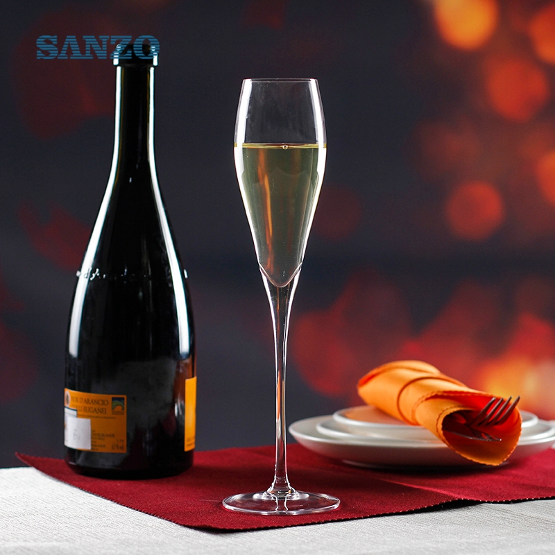 SANZO Geblazen Champagne-glas Handgeblazen champagnefluiten Plastic champagnefluit