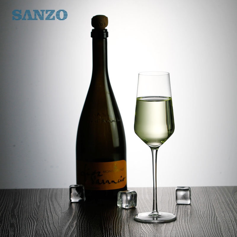 SANZO Zwart Loodvrij Aangepast formaat Drinken Champagne Glas Aangepast Champagne Fluiten Roze Fluitglas Champagne