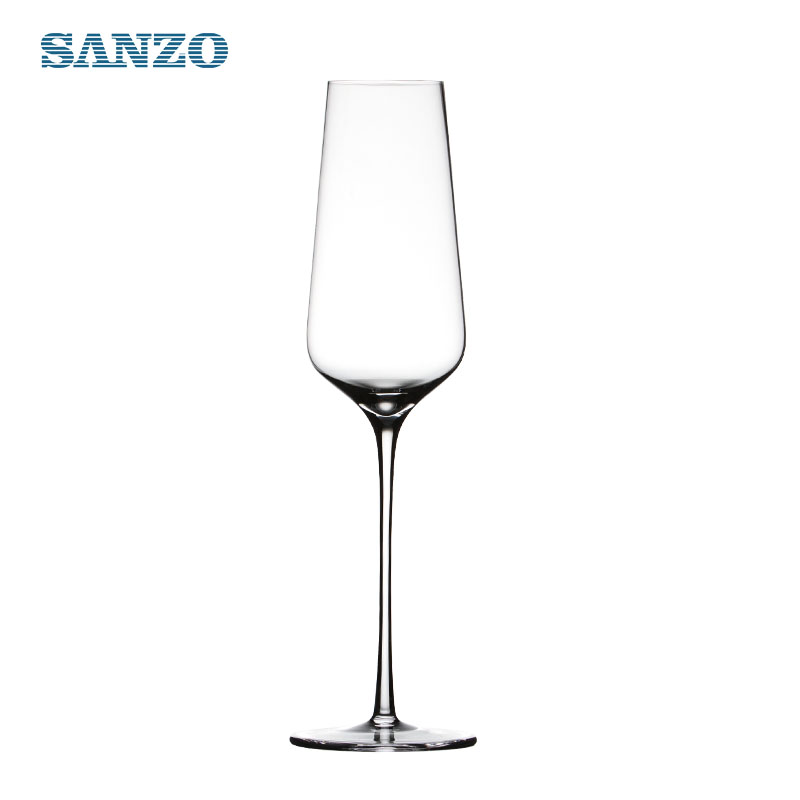 SANZO Zwart Champagne Glas Aangepast Champagne Fluit Roze Cilinder Champagne Glas