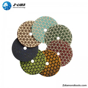 ZL-123J polijstpads van harsvloeren voor steenprojecten