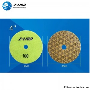 ZL-123J polijstpads van harsvloeren voor steenprojecten