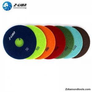 ZL-123D polijstpads voor droge hars voor graniet, marmer, kunststeen