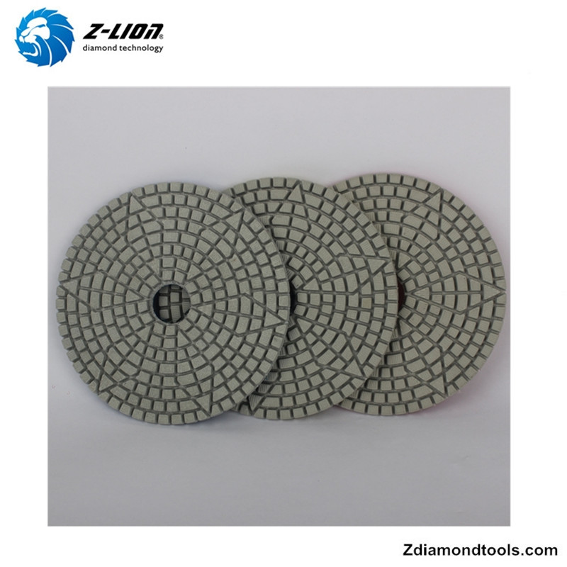 ZL-123S 4 INCH diamanthars polijstpads voor stenen gereedschap