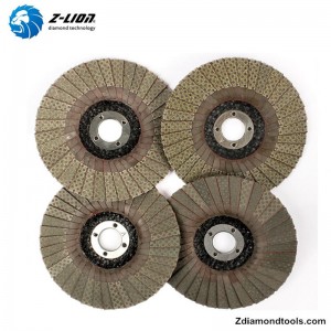 ZL-WMC65S diamantflapschijf voor steen, beton, glas, keramiek