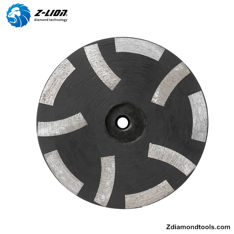 ZL-30 4 inch duurzaam hars gevuld cup wiel diamant met draad