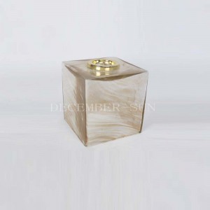 glazen badkameraccessoires set met metalen pomp