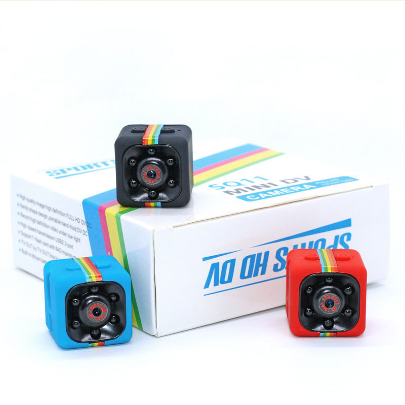 Draagbare Real HD 720P SQ11 mini-pocketcamera 140 graden kijkhoek