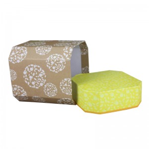 Geurkaars met speciale afmetingen deksel Geschenkdoos