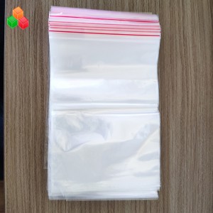 Fabrieksprijs aangepast drukformaat herbruikbare doorzichtige persafdichting plastic PE PP zip-lock verpakking voor voedsel \/ kledingstuk