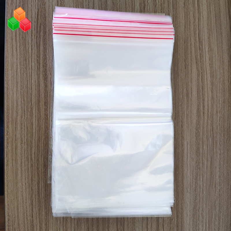 Fabrieksprijs aangepast drukformaat herbruikbare doorzichtige persafdichting plastic PE PP zip-lock verpakking voor voedsel / kledingstuk