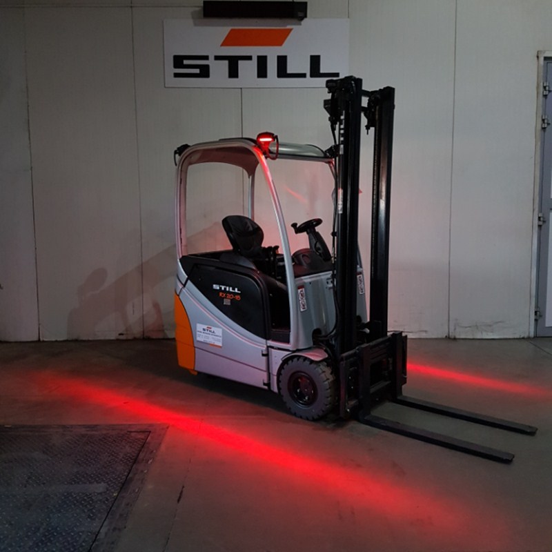 Stapelaar LED Veiligheidslicht Blauw / Rode kleur
