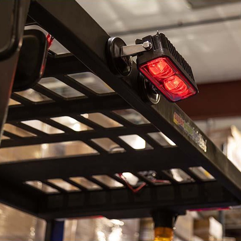 E; ectric Stacker Waarschuwing Rood Zone Veiligheidslicht