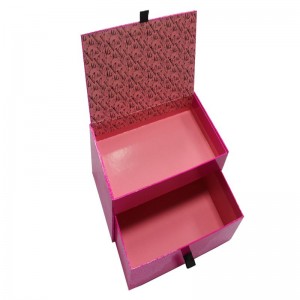 Professional Custom Box Type Geschenkdoos met dubbele lade Hoogwaardig