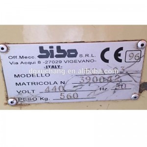 Bibo Automatische pons- en stempelmachine voor lederen riemen