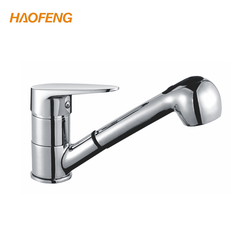 Kitcken wastafel fauet uittrekbare flexibele mixer-6009A