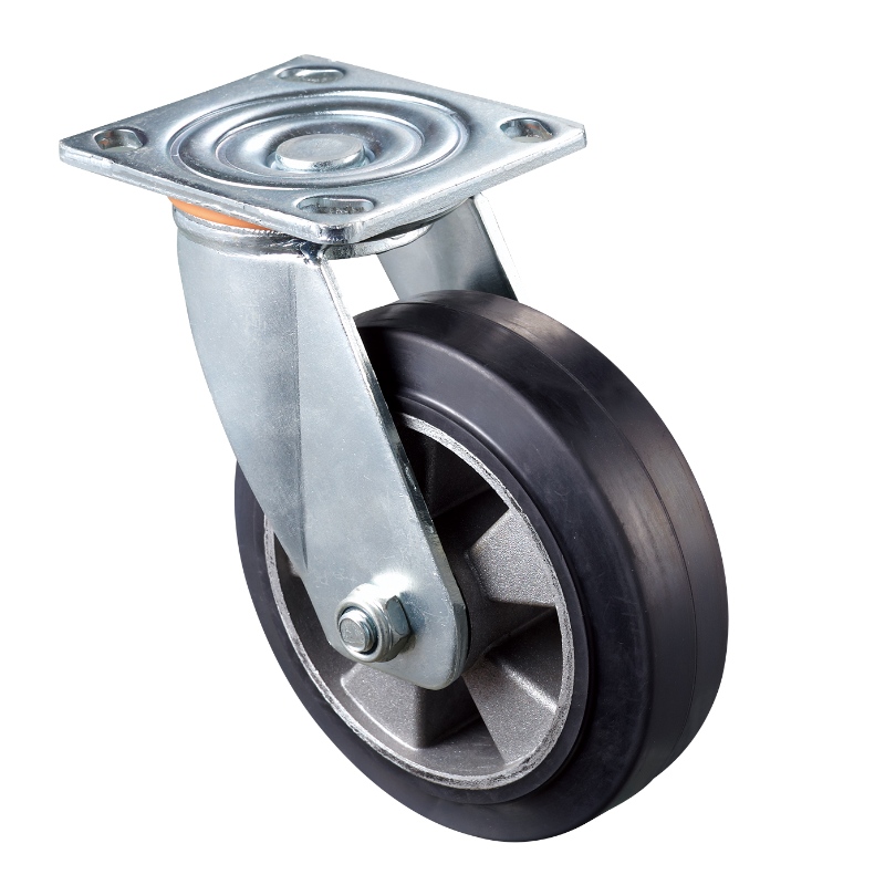 Heavy Duty - Verchroomde behuizing met Black2 TPE wiel