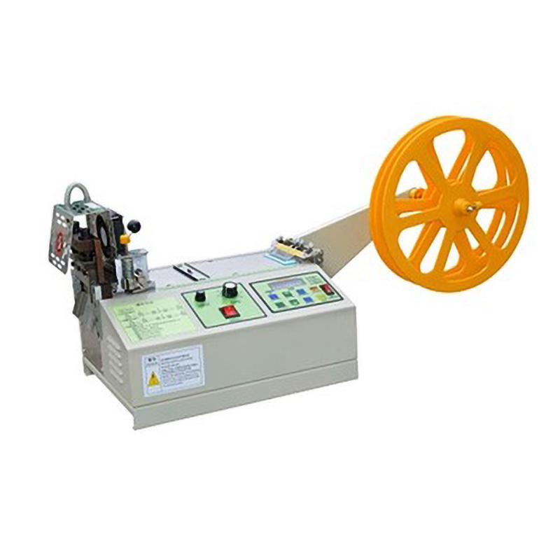 automatische lint koude hete snijmachine, stof strip snijmachine