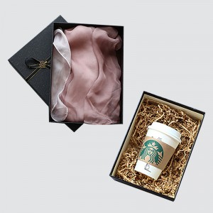 Creatieve maat Cap Bow Box sjaal mok geschenkdoos