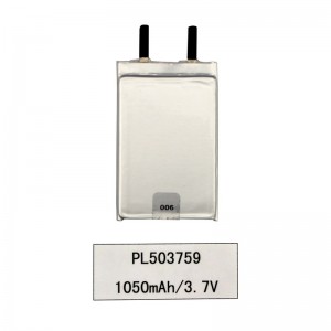 3,7 V lithium-ion-lipopolymeer 1050 mAh digitale productbatterij