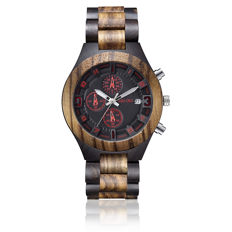 Nieuwe producten Aangepast logo polshorloge voor mannen Houten horloge houten