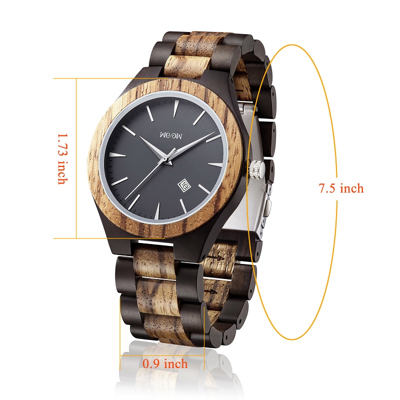 Houten horloges zwart sandaal houten heren cadeau Vintage 2019 modellen Custom Logo