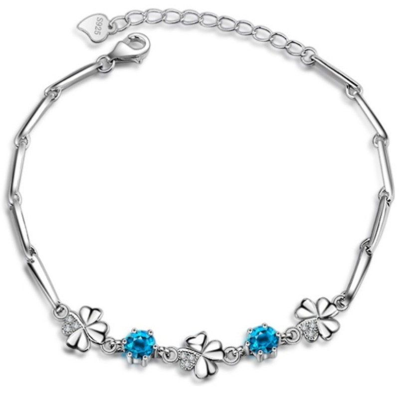 Saphire dames armband zirconia armband