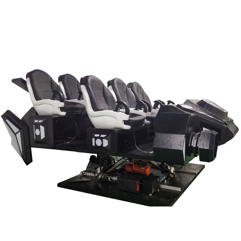 VR Dark ruimteschip Hot koop amusement virtual reality ervaring stoel 9Dvr cinema 6 Seats 9dvr For Family