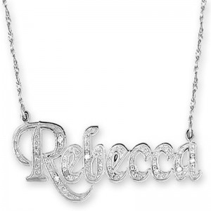 Verklaring hanger gepersonaliseerde ketting naam ketting goud zilver