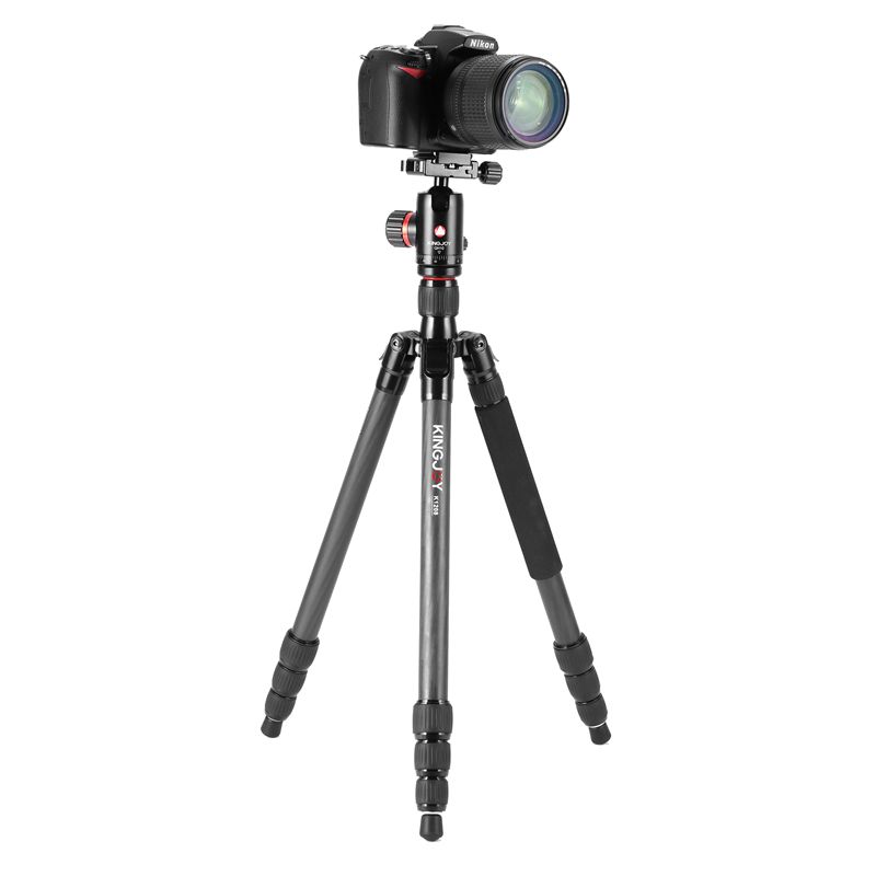 Kingjoy K1208 Light Travel Series Carbon statief met QH10 balhoofd en draagtas