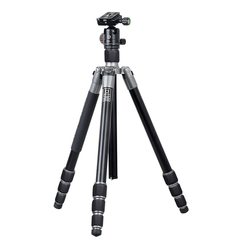 Kingjoy A62 aluminium professioneel opvouwbaar statief met T11 balhoofd met laag profiel voor camera